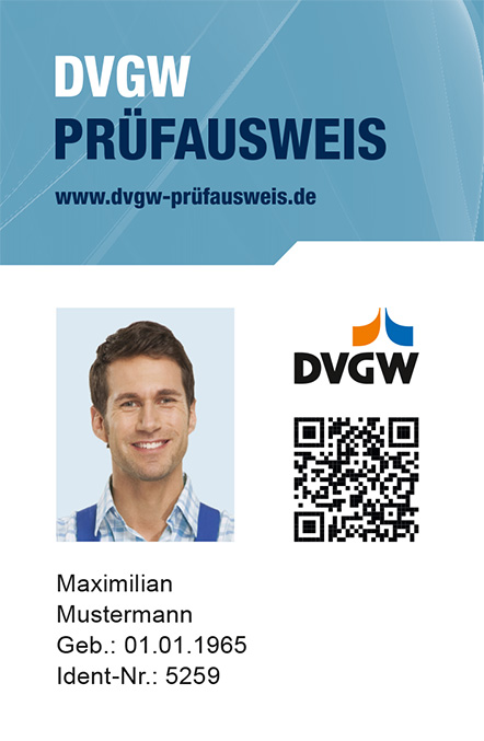 DVGW Prüfausweis